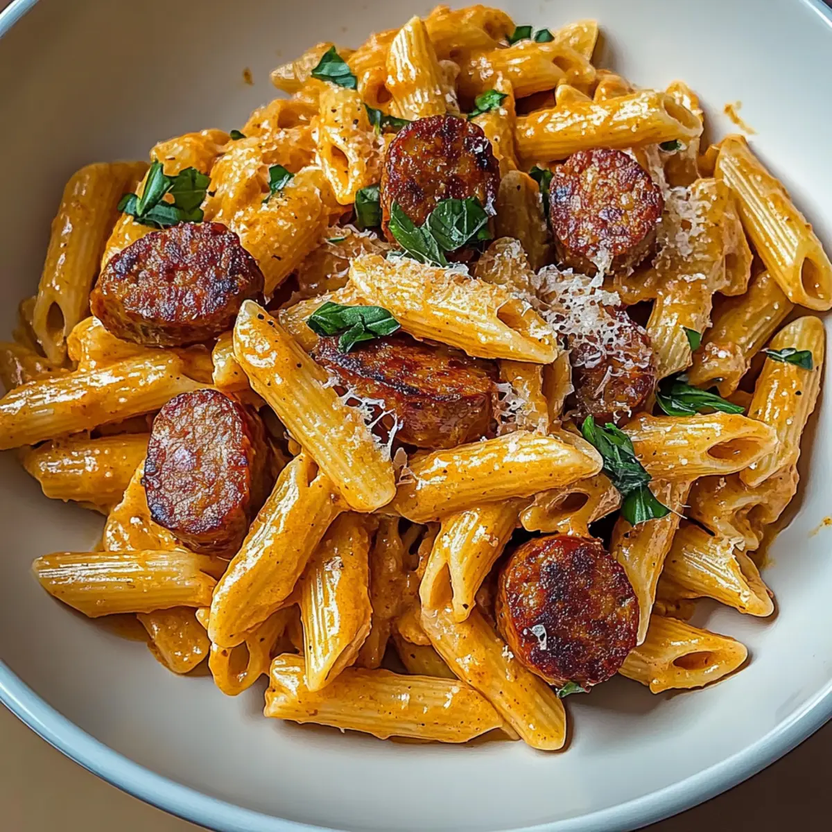 Spicy Sausage Pasta