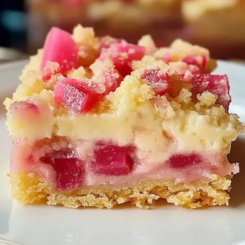 Rhubarb Dream Bars