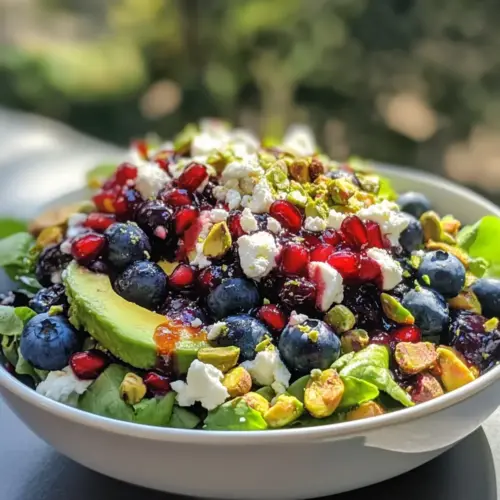 Blueberry Pistachio Spring Salad