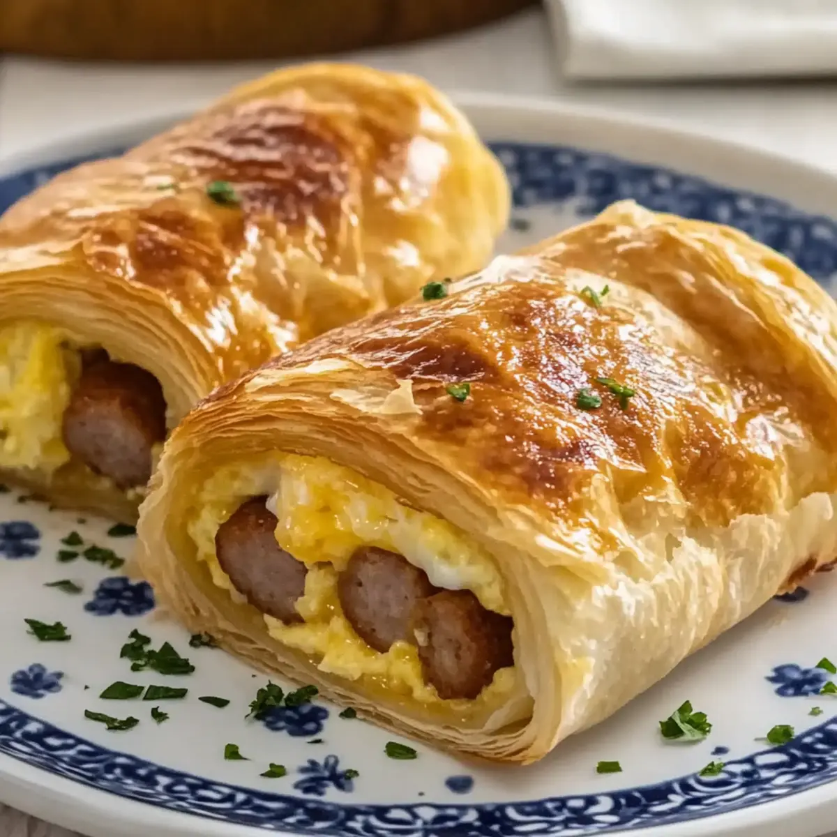 Sausage Egg Breakfast Roll-Ups