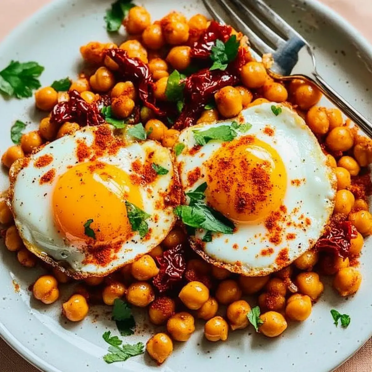 Chickpea Fried Eggs