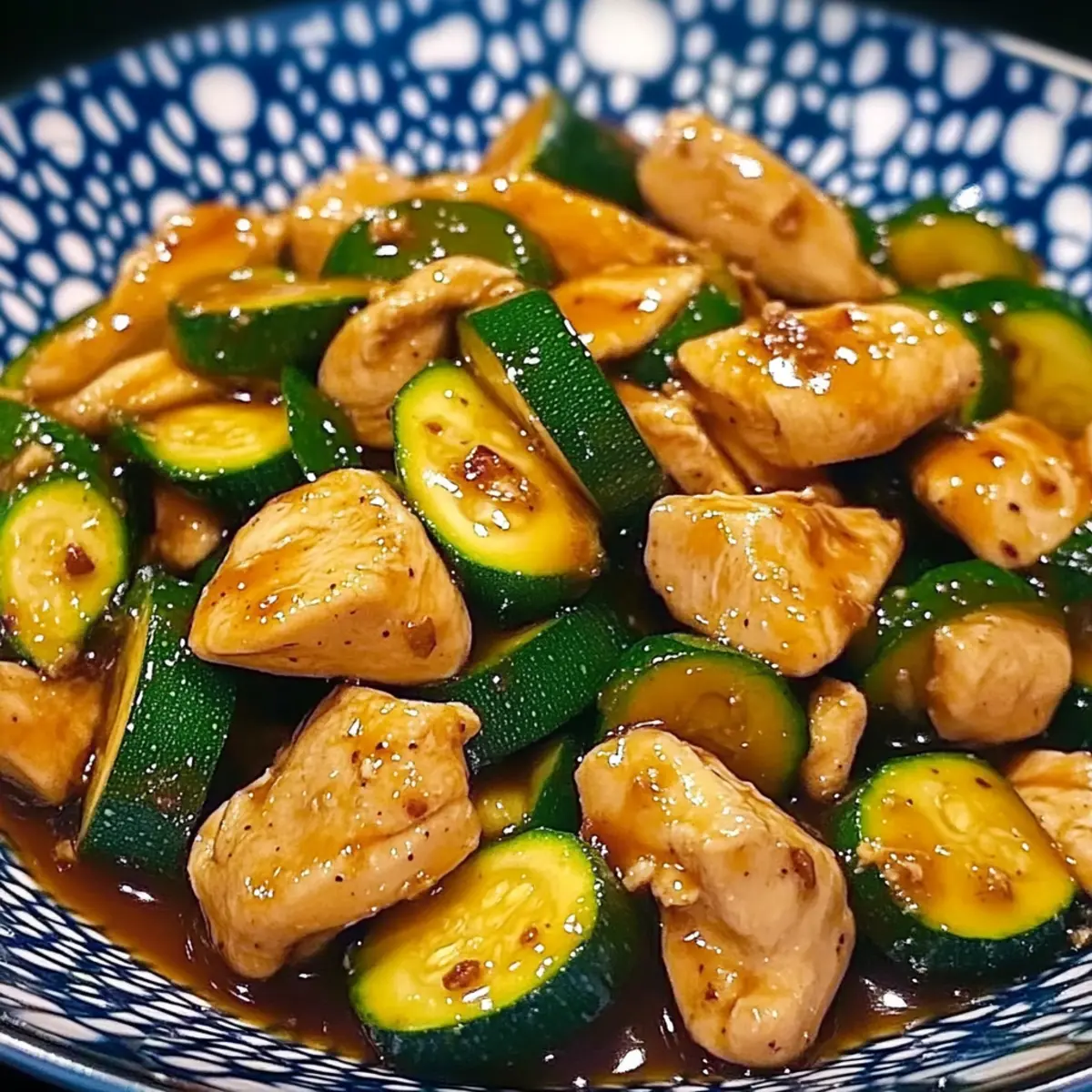 Chicken Zucchini Stir Fry