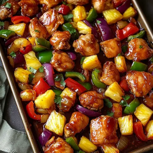 Hawaiian Chicken Sheet Pan