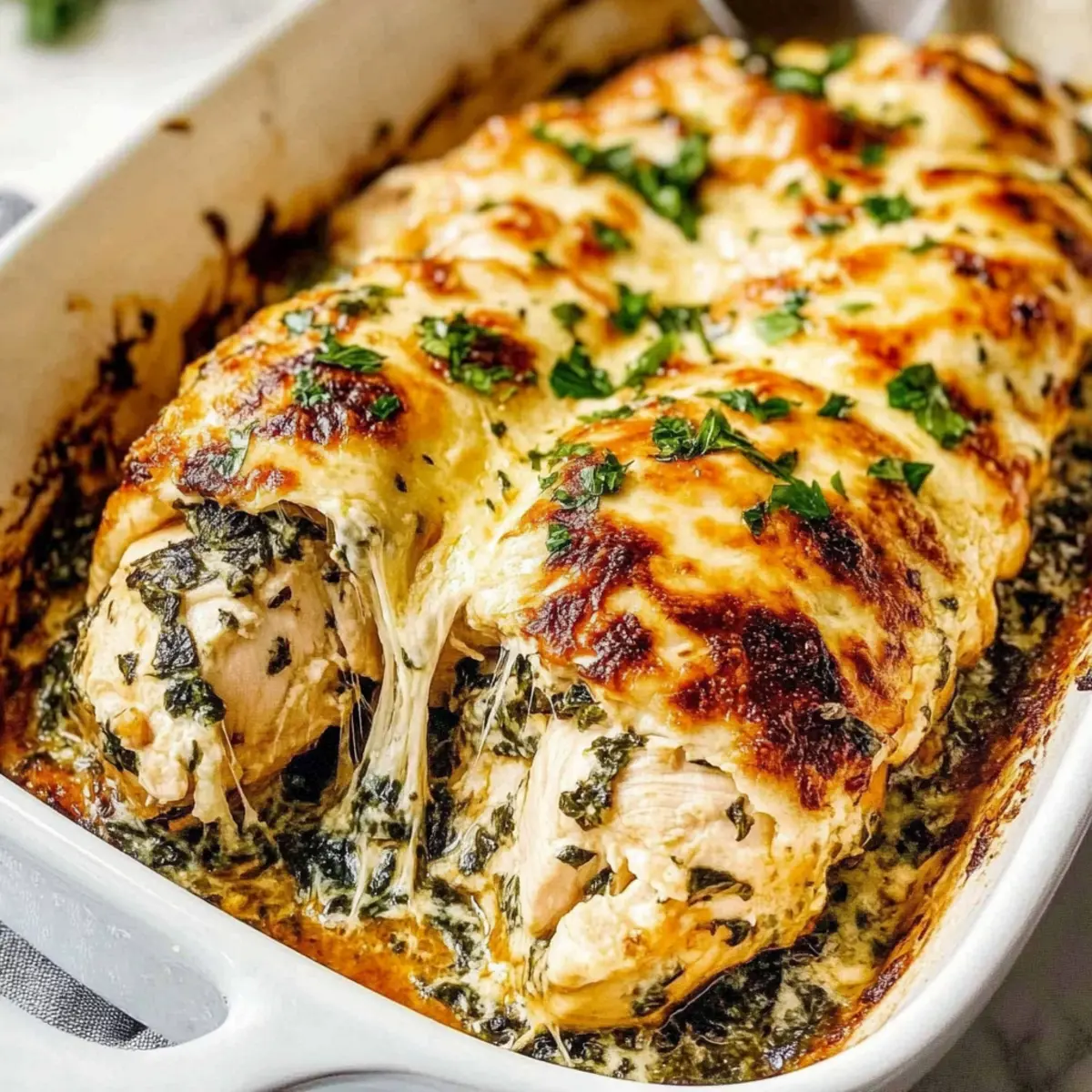 Baked Tuscan Chicken Casserole