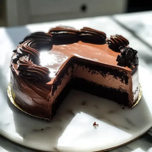Vegan Chocolate Mousse Cake