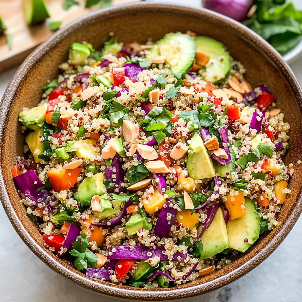 Crunchy Thai Quinoa Salad