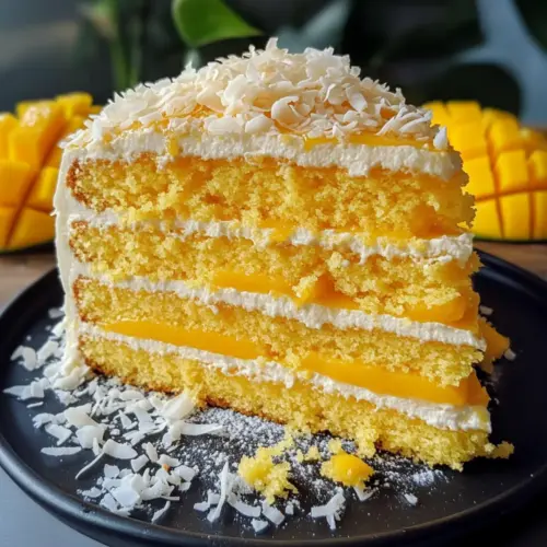 Vegan Mango Coconut Cake