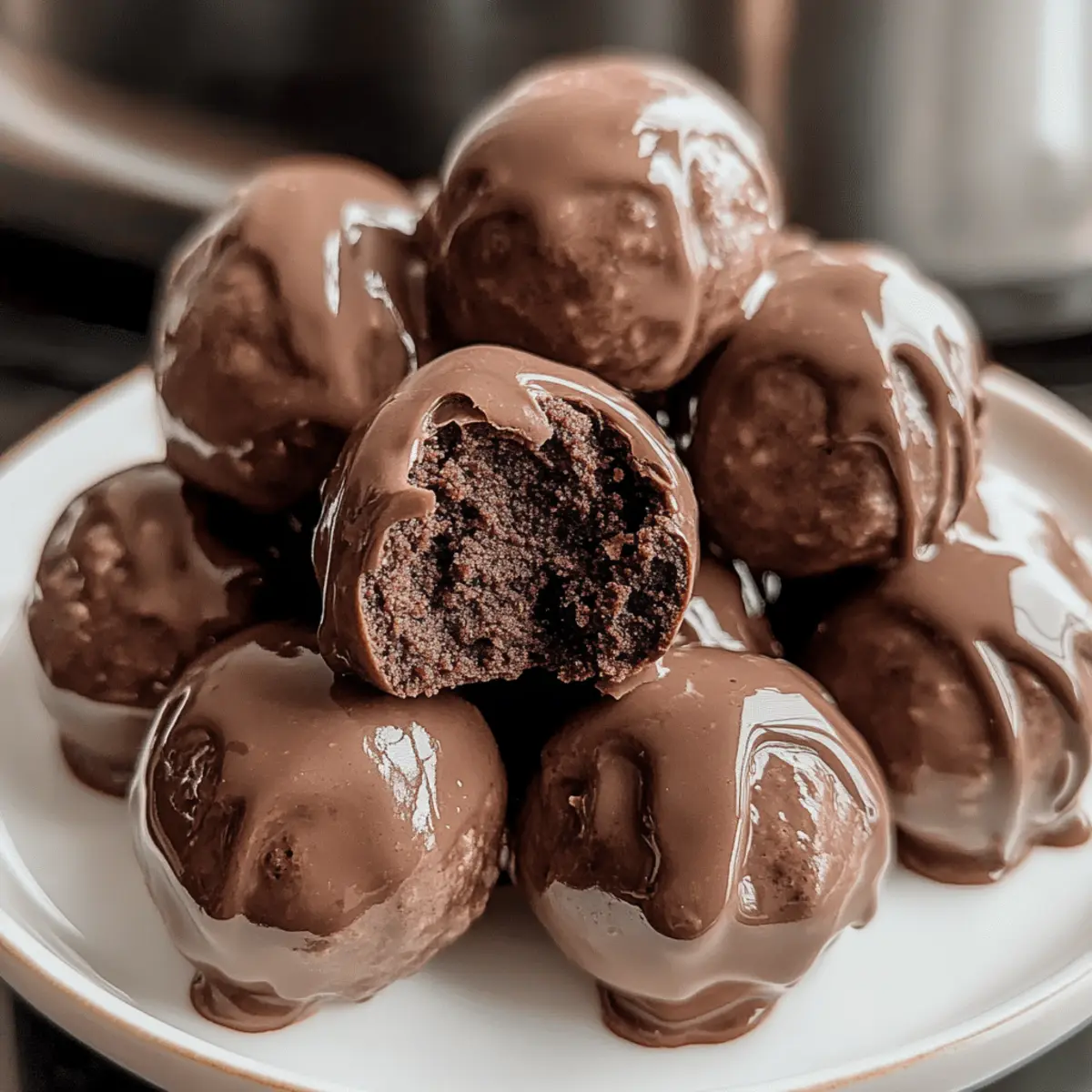 No-Bake Cottage Cheese Brownie Batter Protein Bites