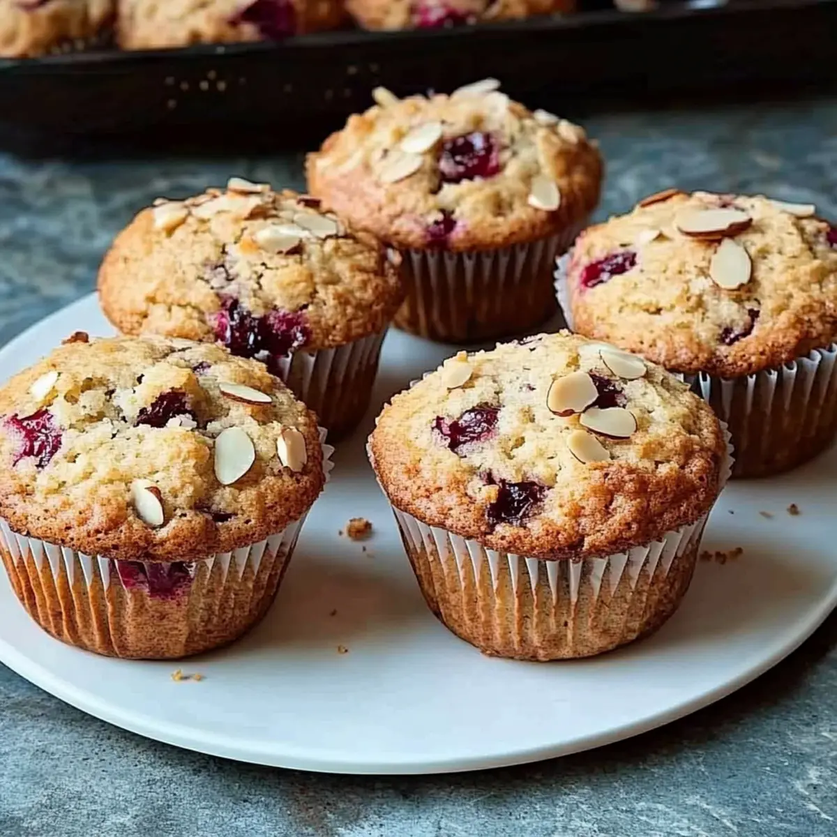 Cherry-Almond Muffins