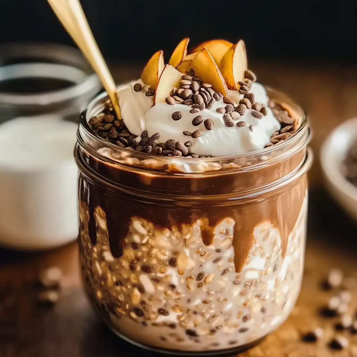 Mocha Coffee Overnight Oats