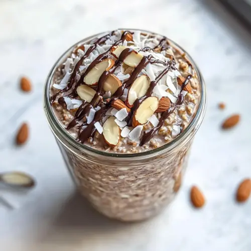 Vegan Almond Joy Overnight Oats