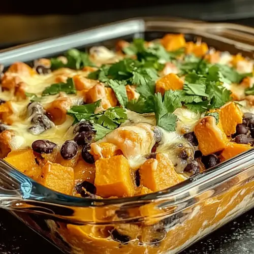 Sweet Potato and Black Bean Casserole