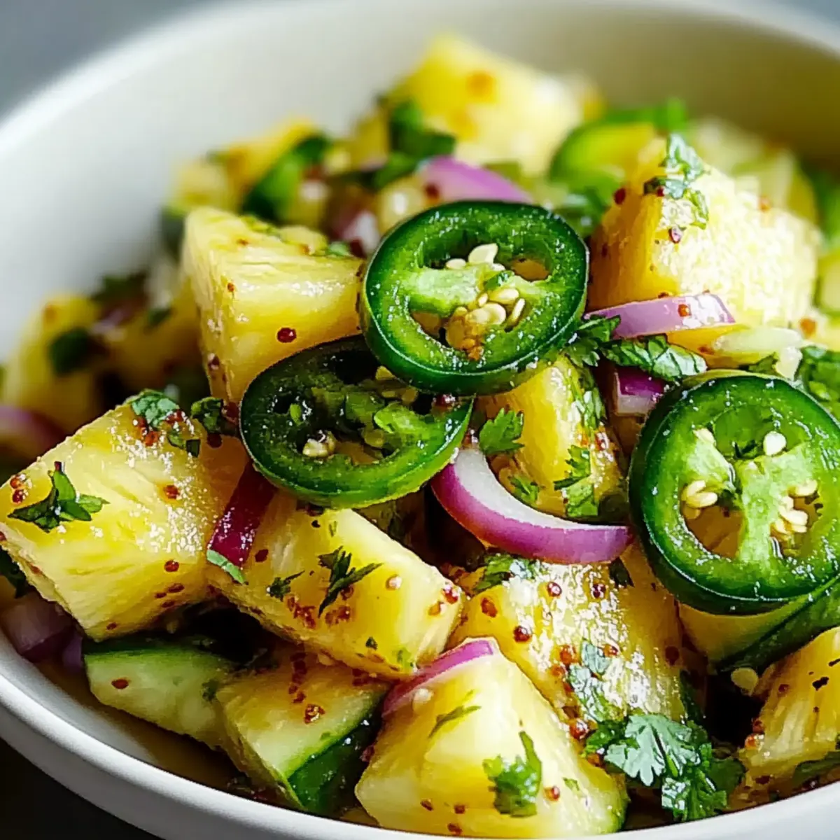 Pineapple Cucumber Salad