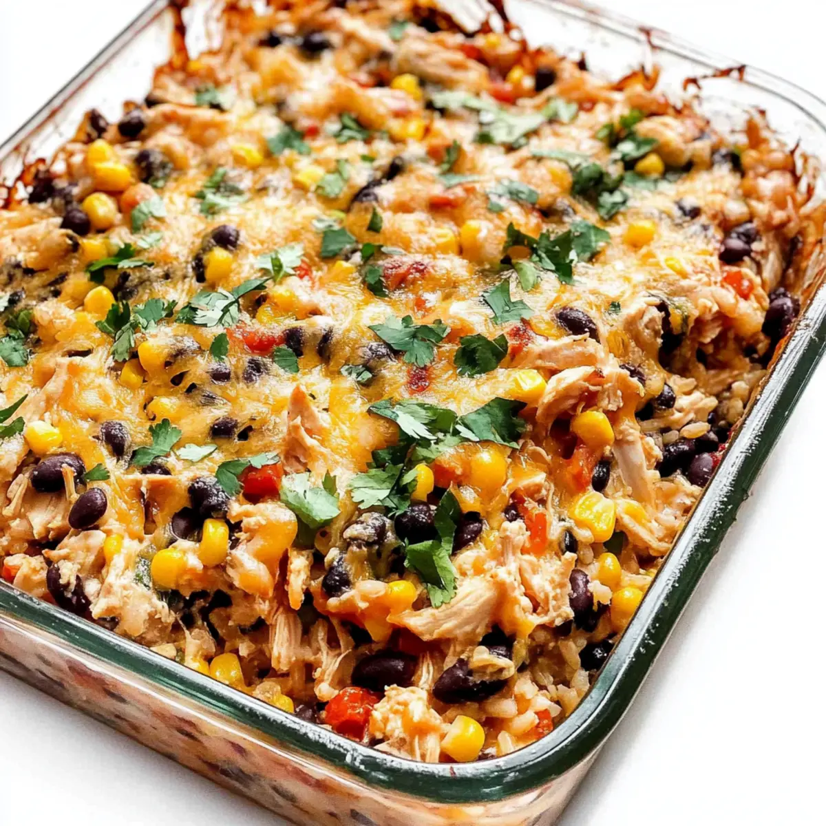 Chicken Burrito Casserole
