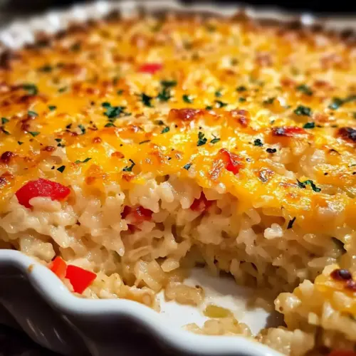 Pepper Jack Rice Bake