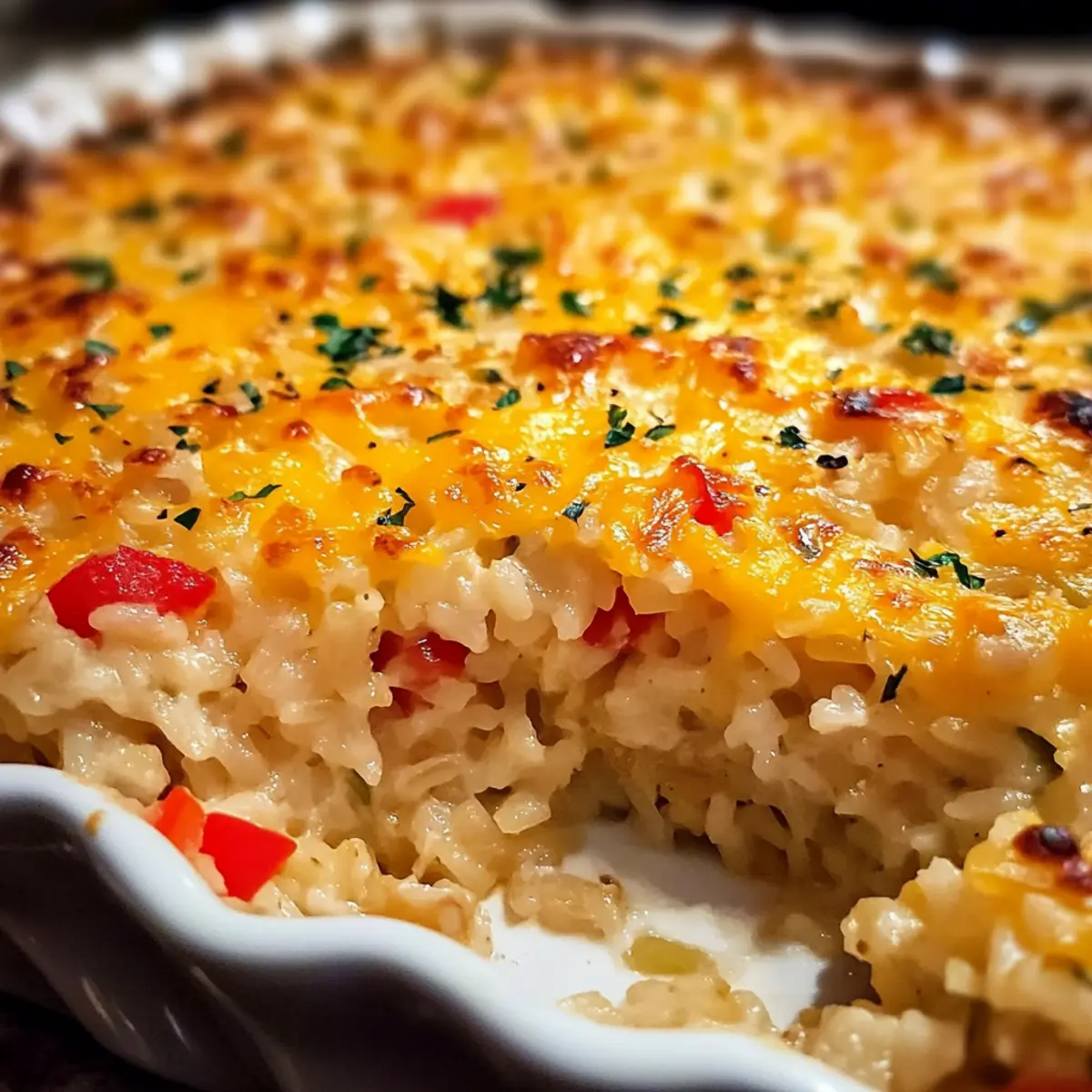 Pepper Jack Rice Bake