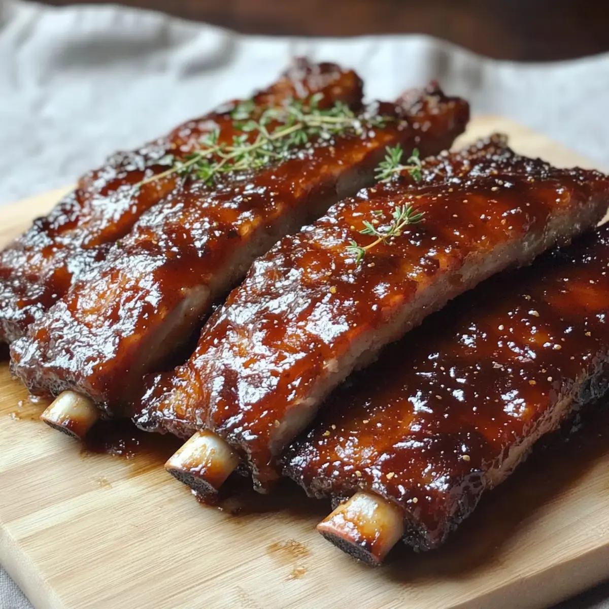 Sweet and Sticky BBQ Ribs