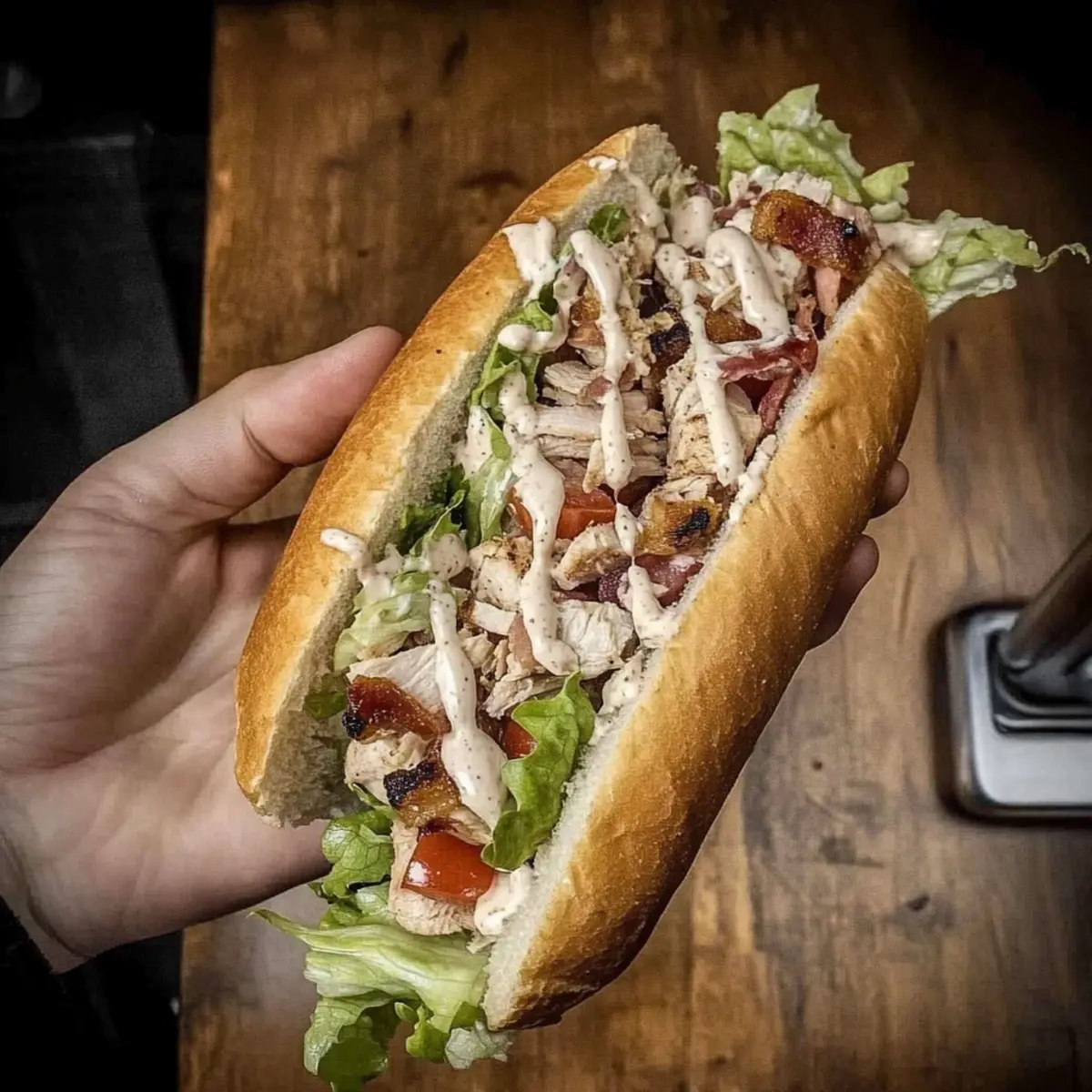 Chopped Chicken Bacon Ranch Sub
