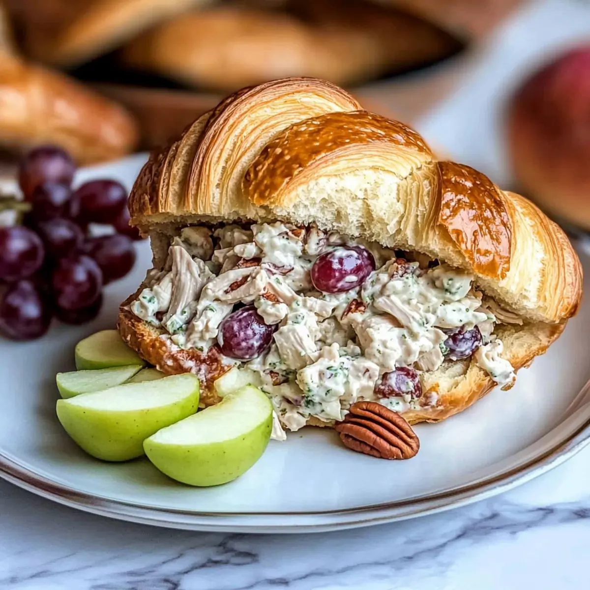 Chicken Salad Croissant Sandwiches