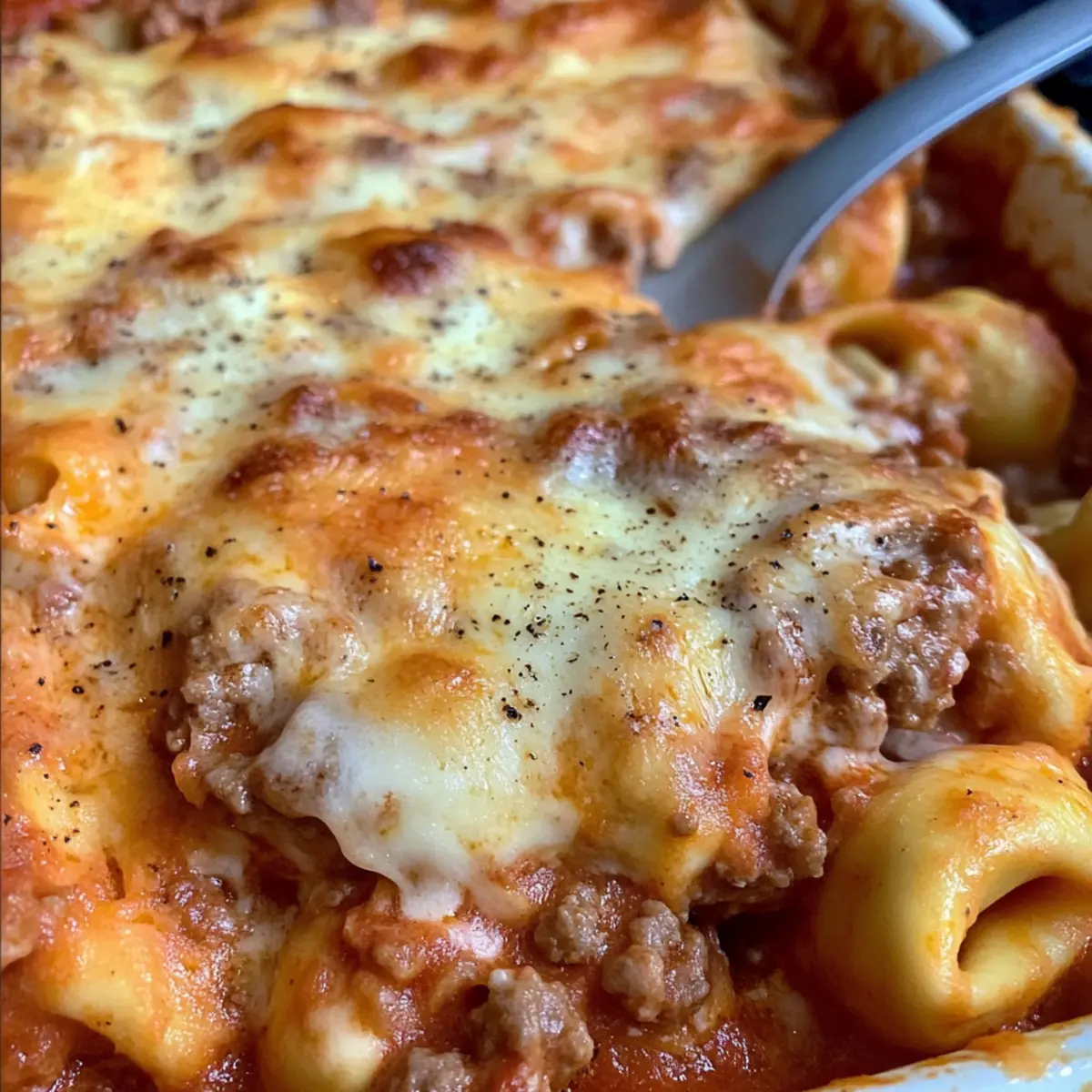 Cheesy Baked Tortellini