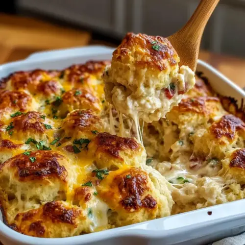 Chicken Bubble Biscuit Bake Casserole