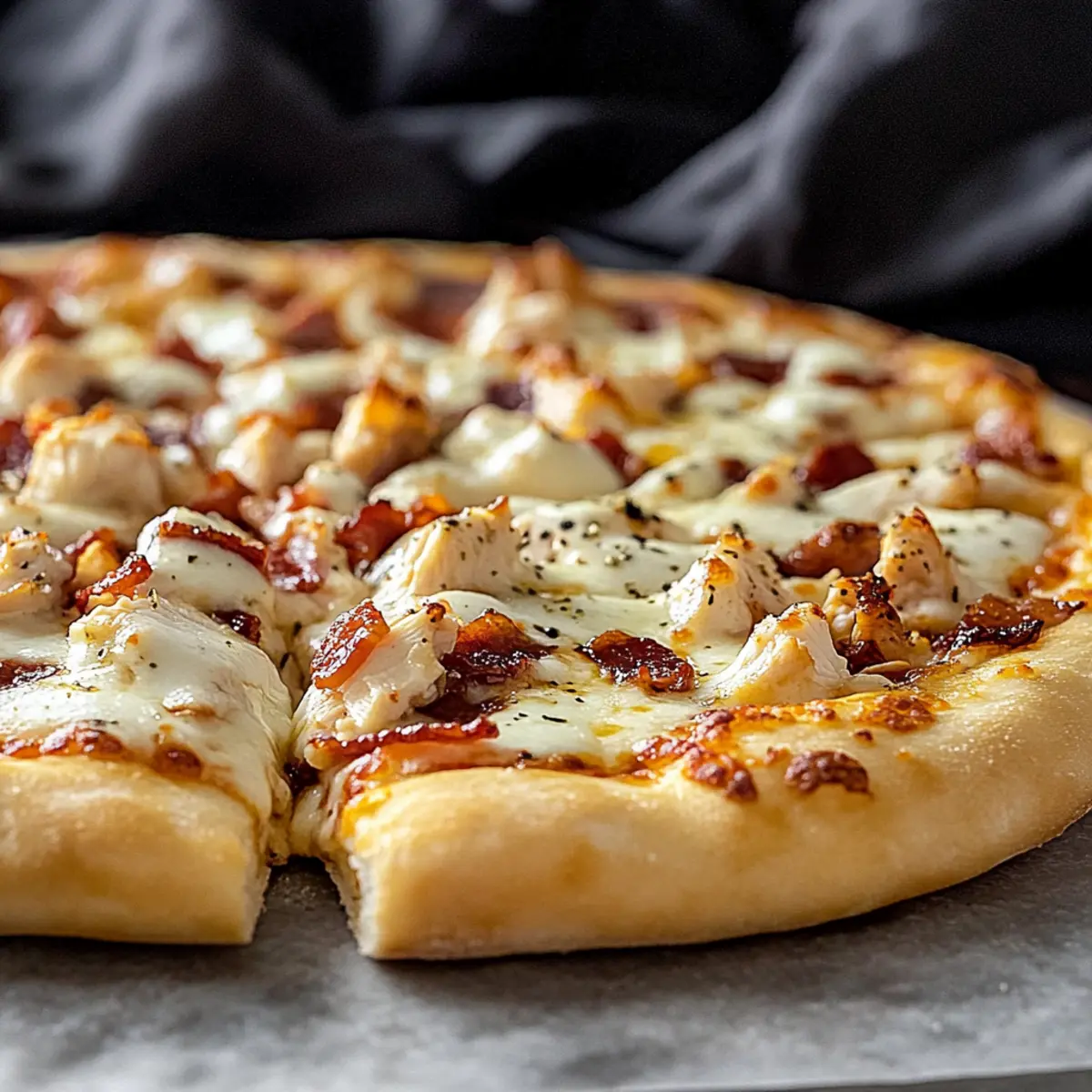 Chicken Bacon Ranch Pizza
