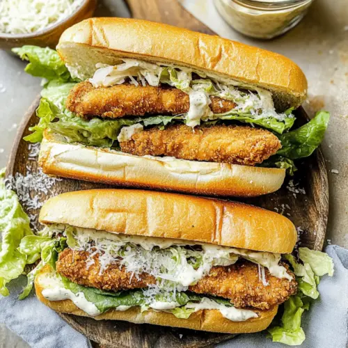 Chicken Caesar Sandwiches