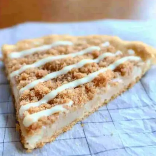 Cinnamon Crumb Dessert Pizza