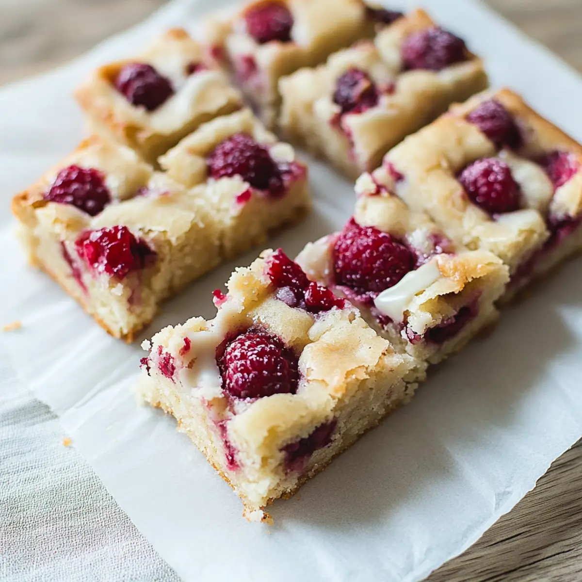 Raspberry White Chocolate Brownies