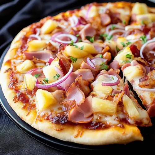 Hawaiian BBQ Pizza