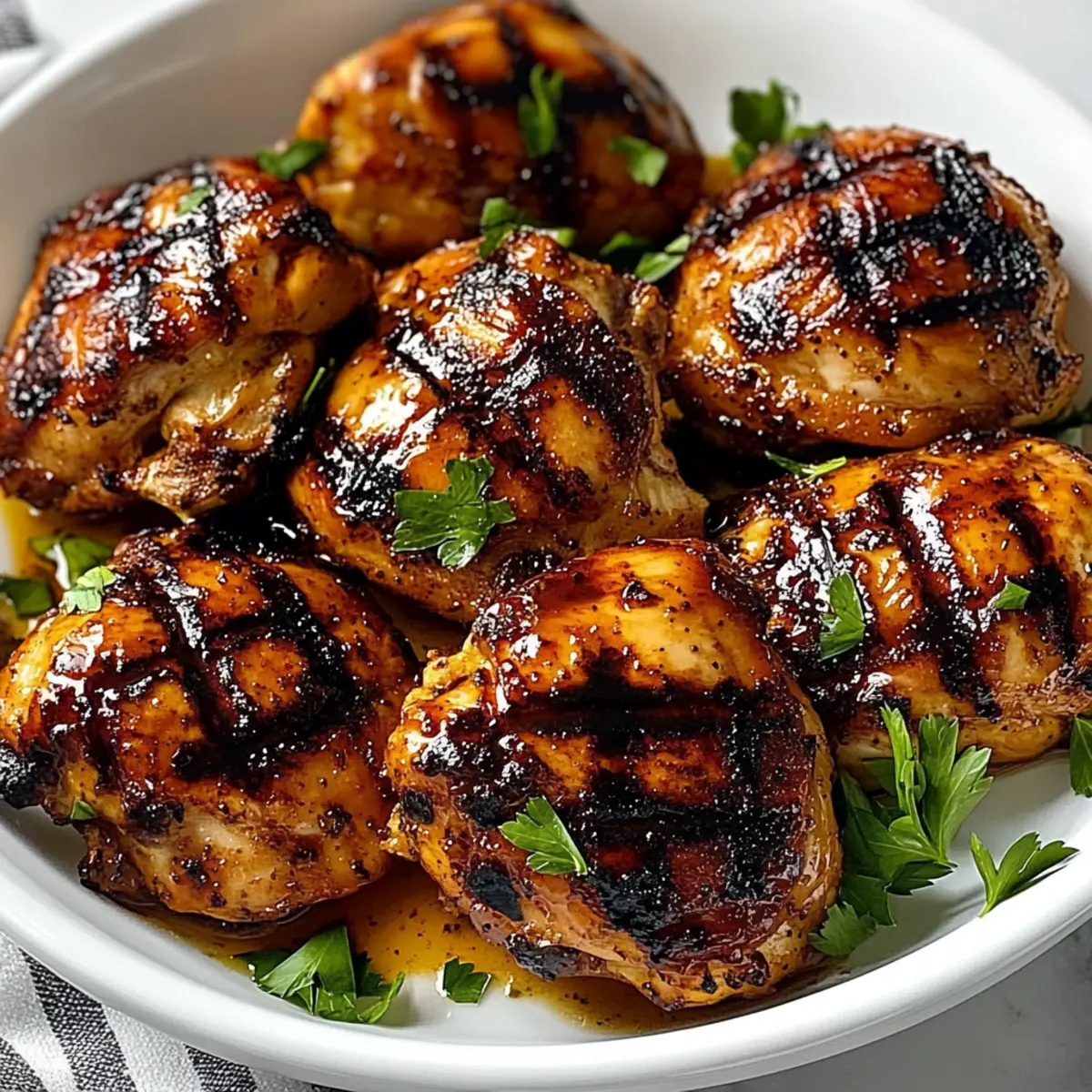 Grilled Chicken Thighs