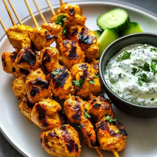 Grilled Tandoori Chicken Skewers