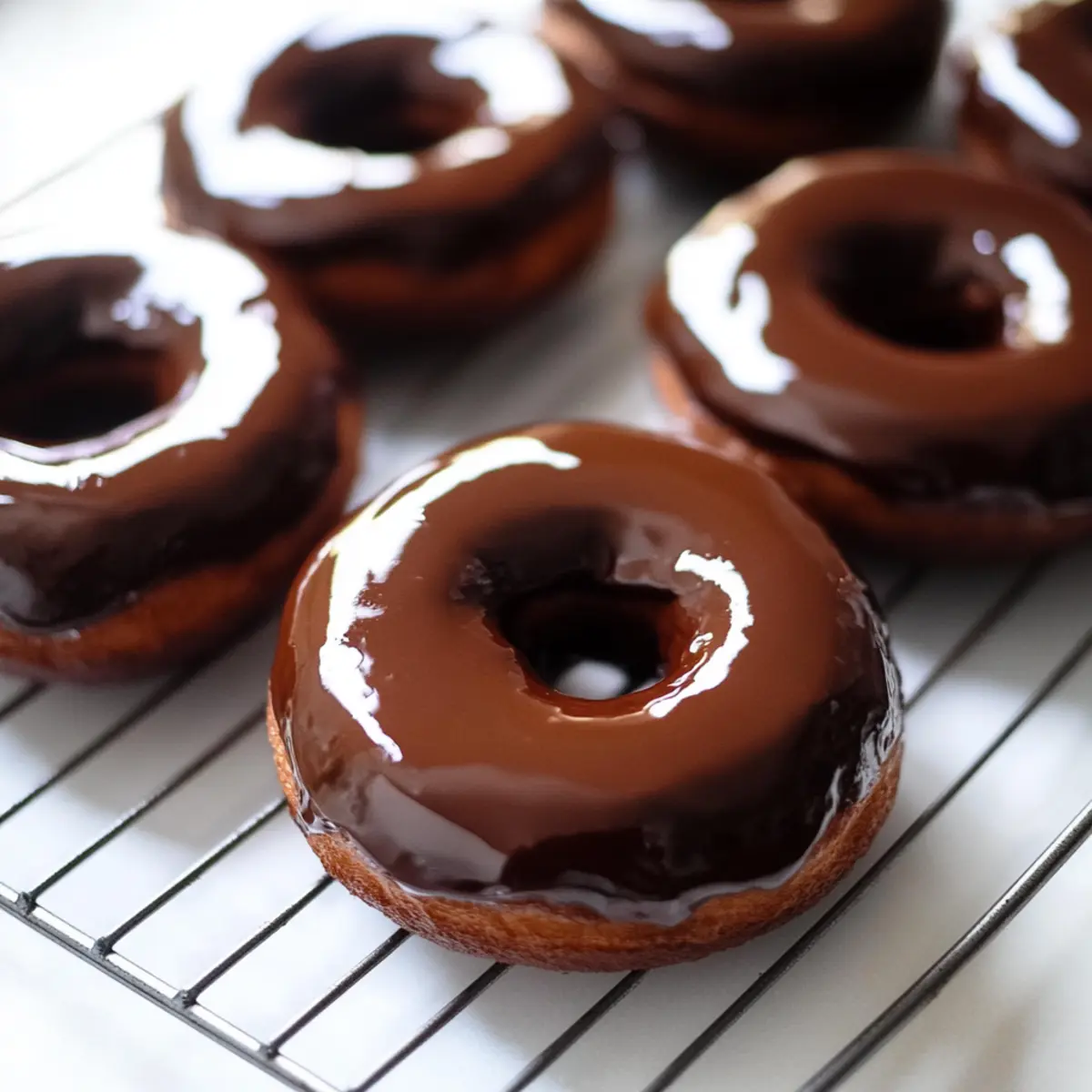 Baked Chocolate Donuts