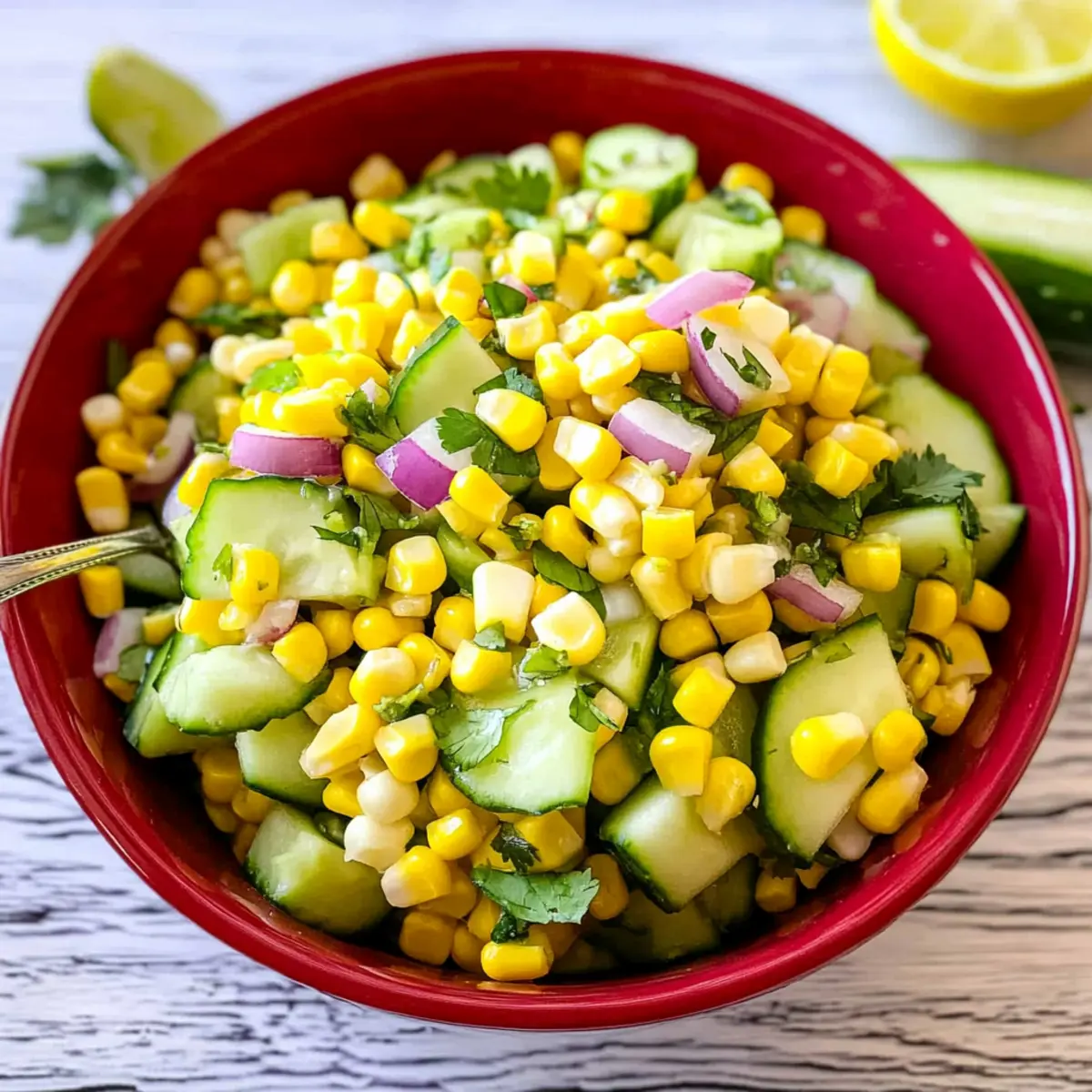 Cucumber Corn Salad