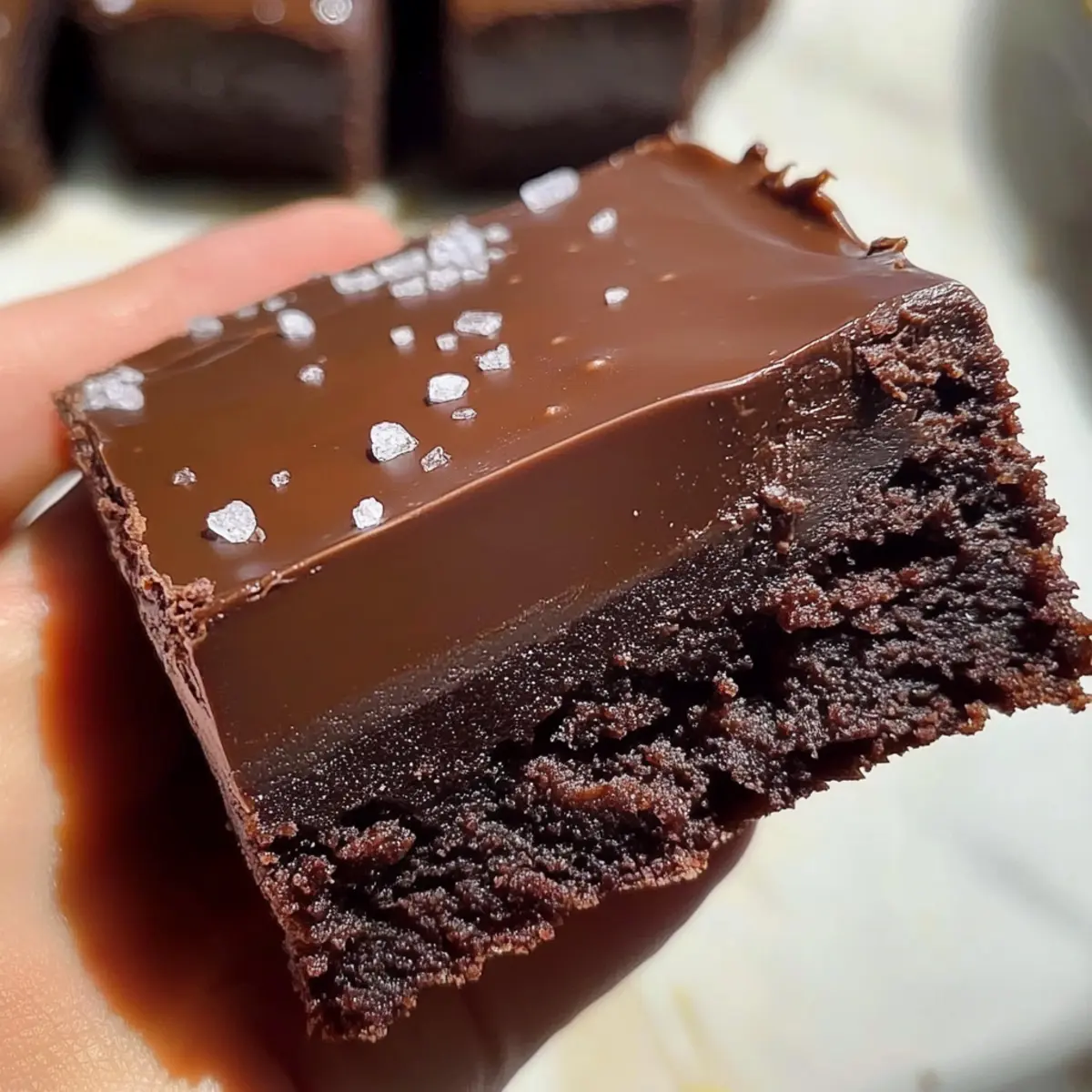 Chocolate Ganache Gooey Brownies