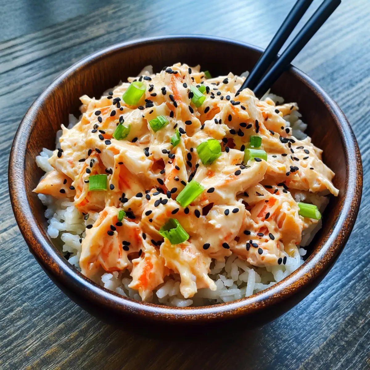 Spicy Crab Sushi Bowls