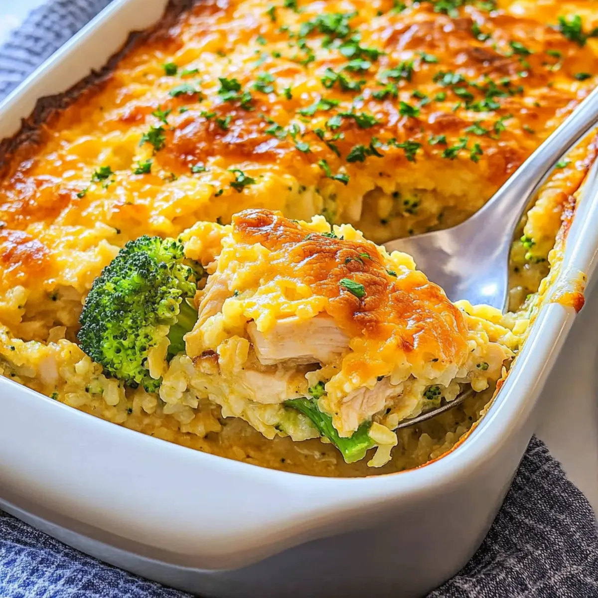 Chicken Broccoli Rice Casserole