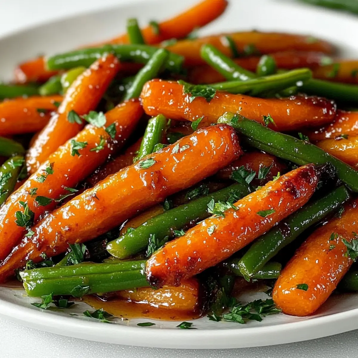 Honey Glazed Carrots & Green Beans