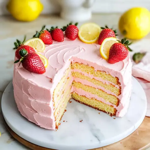 Strawberry Lemon Cake