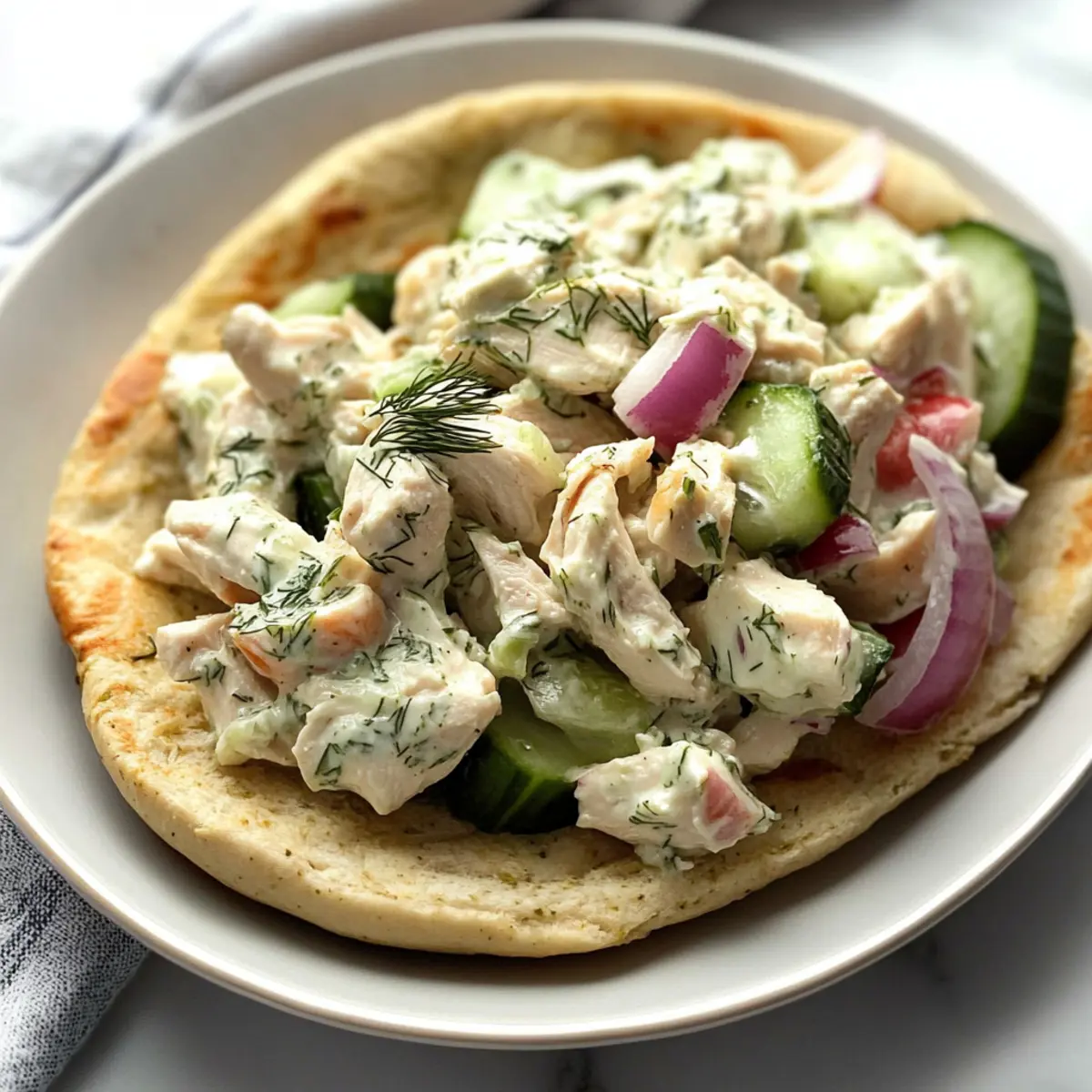 Tzatziki Chicken Salad