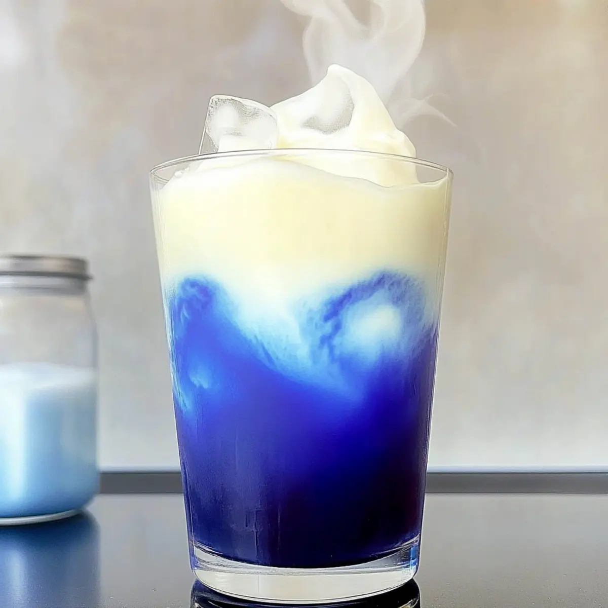 Iced Blue Tea Latte