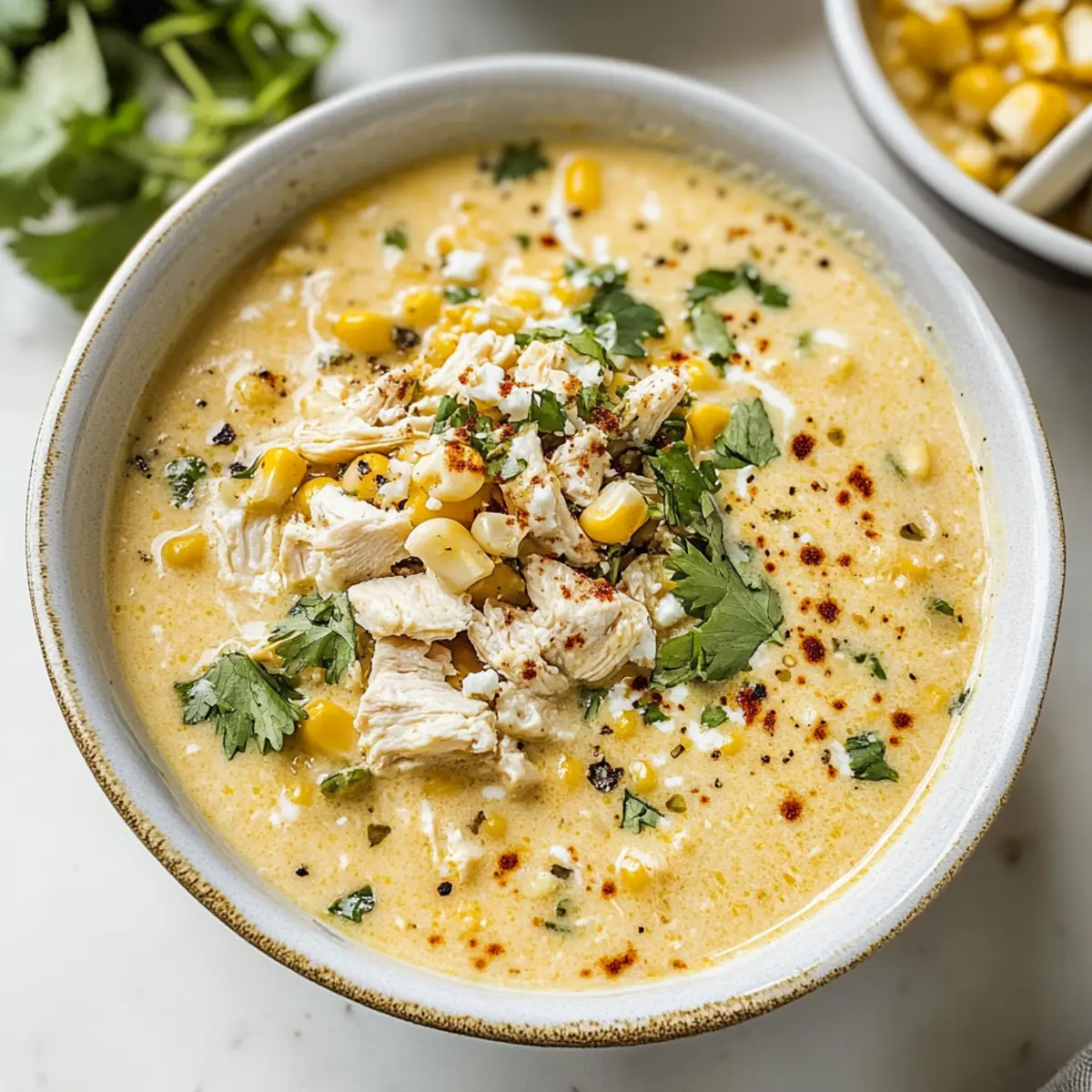 Mexican Street Corn Soup