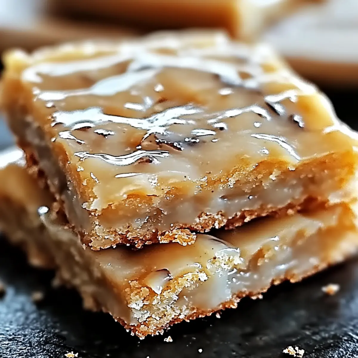 Soft Baked Maple Donut Bars