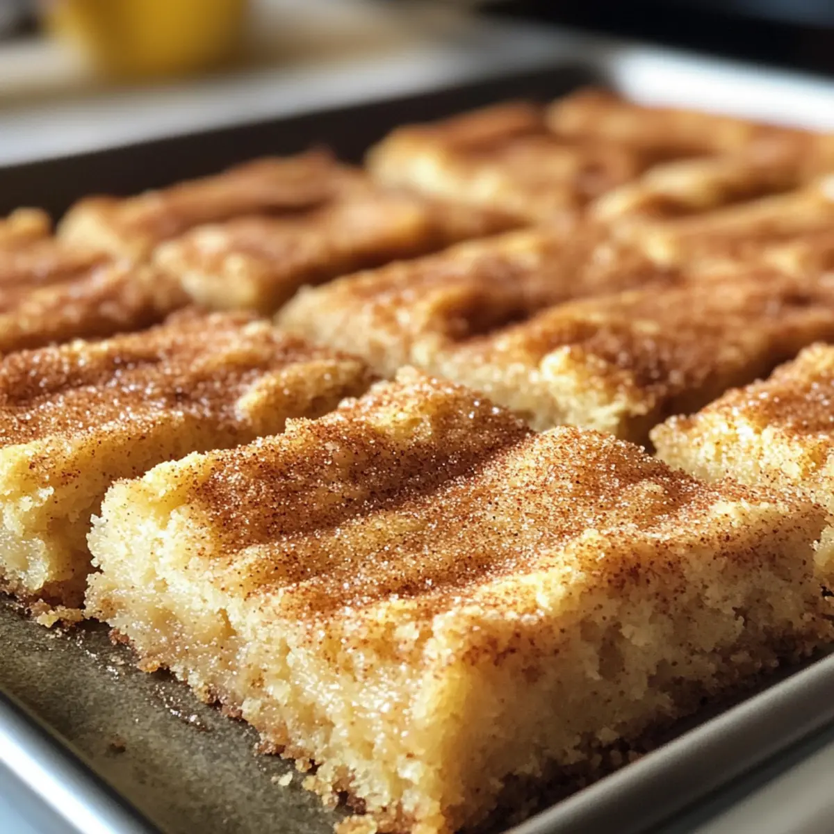 Snickerdoodle Bars