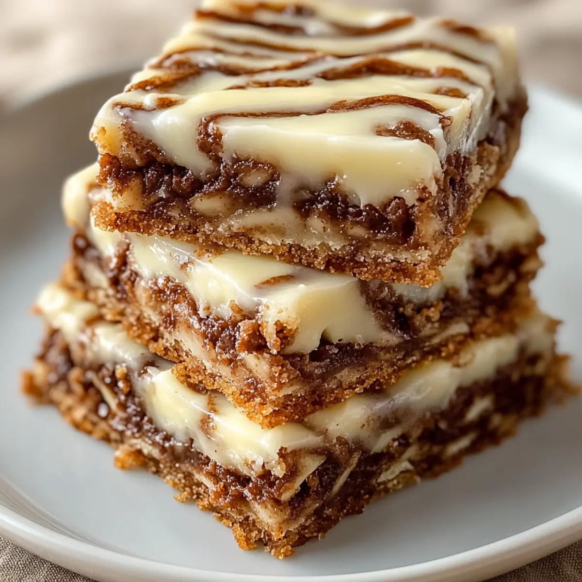 Cinnamon Roll Bliss Bars