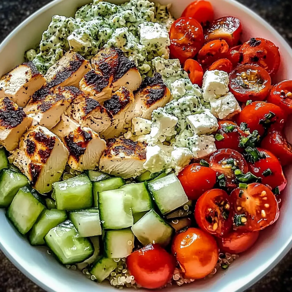 Greek Chicken Bowls
