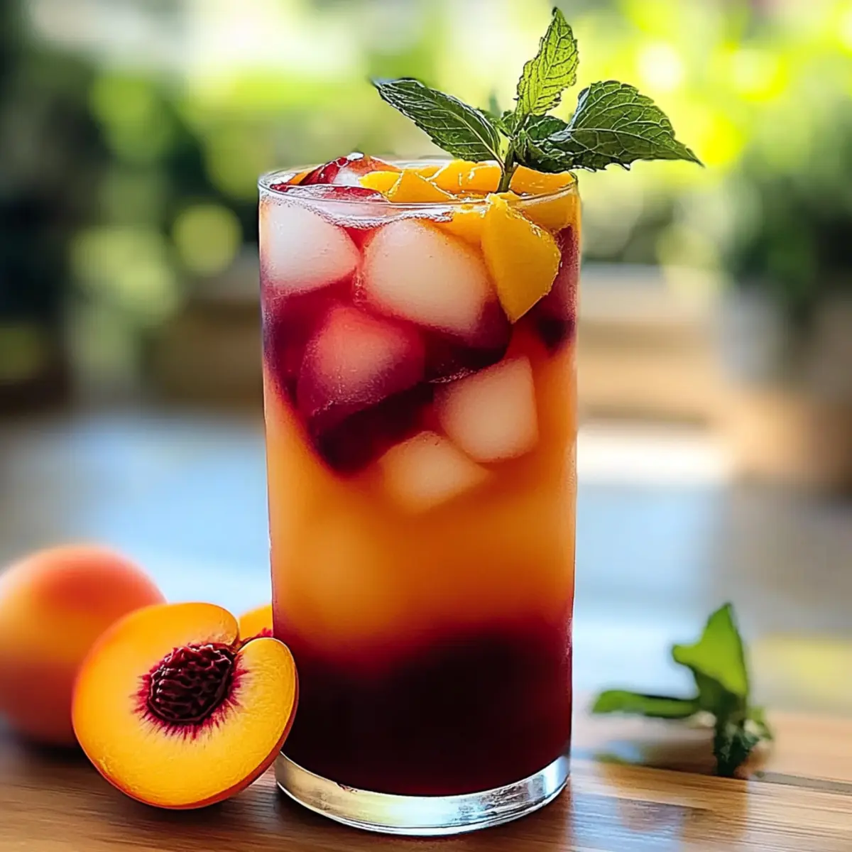 Peach Hibiscus Sunset Tea