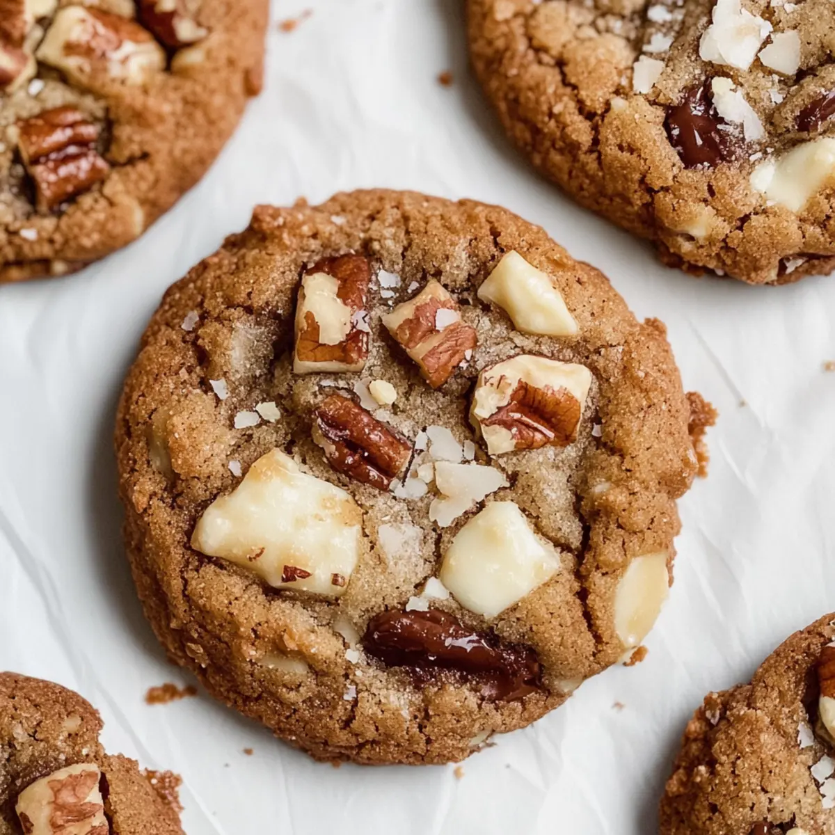 Chai White Chocolate Toffee Cookies