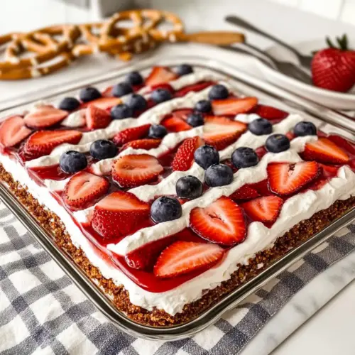 Strawberry Pretzel Jello Salad