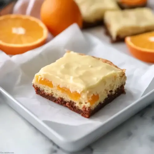 Blonde Orange Brownies